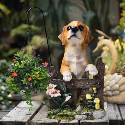 Garden Decor Dog Statue Homeandso