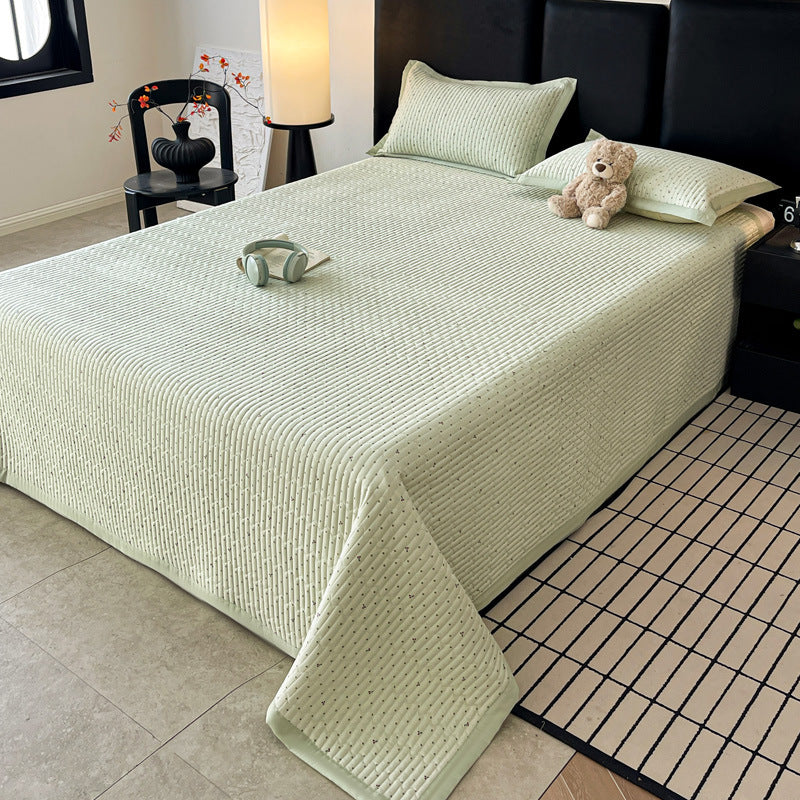 Decorative Textured Quilted Bedspread Homeandso