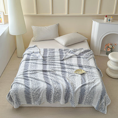 Plush Textured Throw Blanket