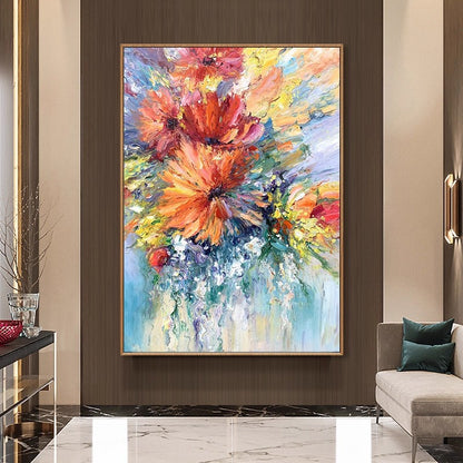 Textured Cityscape Oil Painting Homeandso