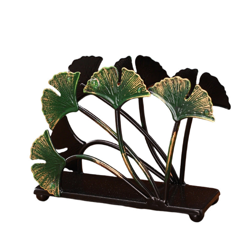 Decorative Ginkgo Leaf Desk Organizer Homeandso