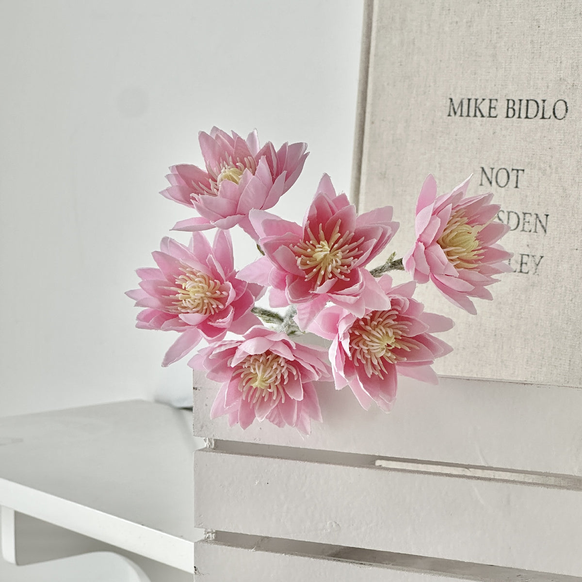 Realistic Faux Water Lily Bouquet