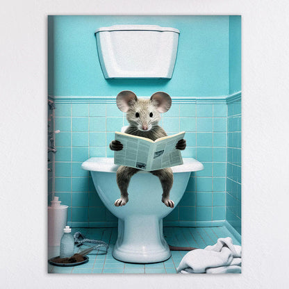 Whimsical Cat-Themed Wall Art Print Homeandso