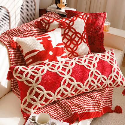 Artistic Patterned Decorative Throw Pillow