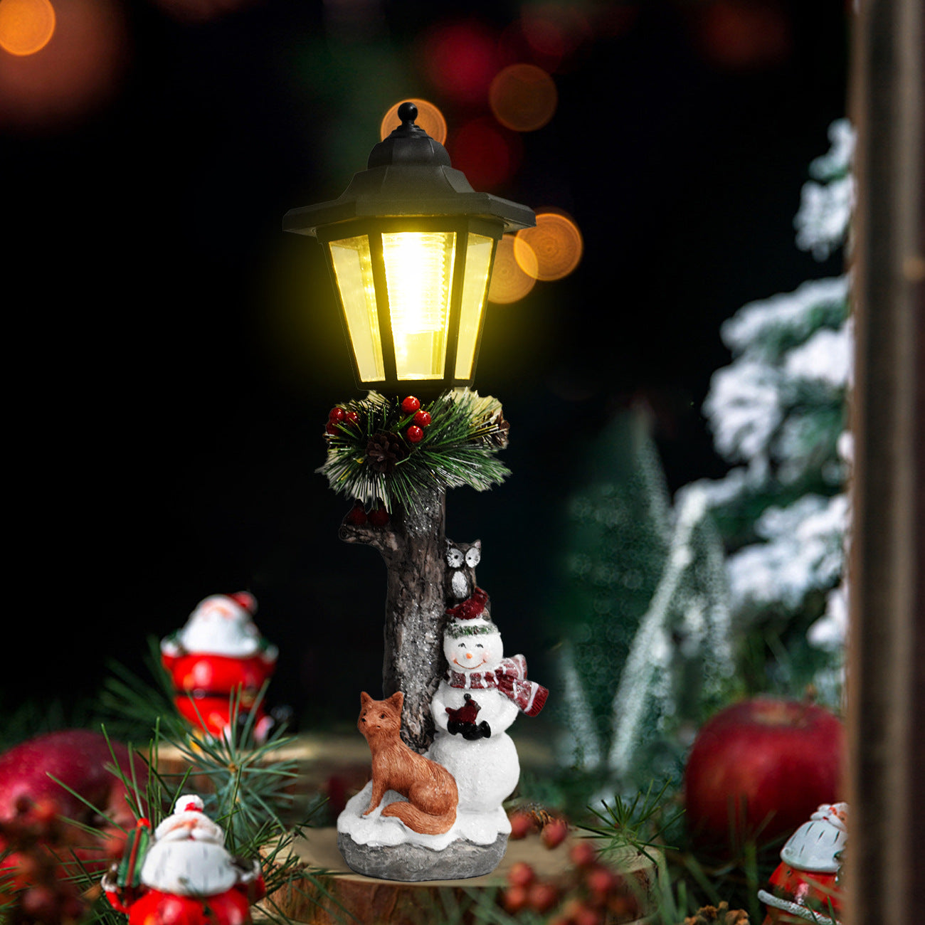 Decorative Animal-Themed Solar Lantern Homeandso
