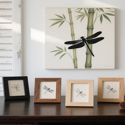 Decorative Bamboo Dragonfly Art Frame