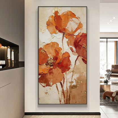 Floral Abstract Canvas Wall Art Homeandso