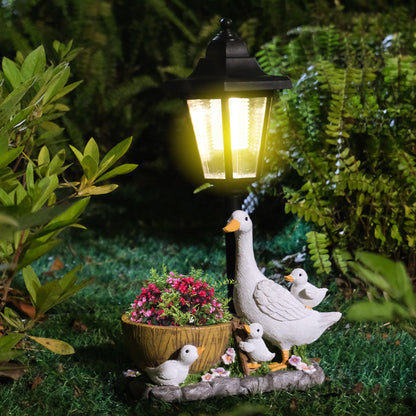 Swan Lantern Sculpture Homeandso