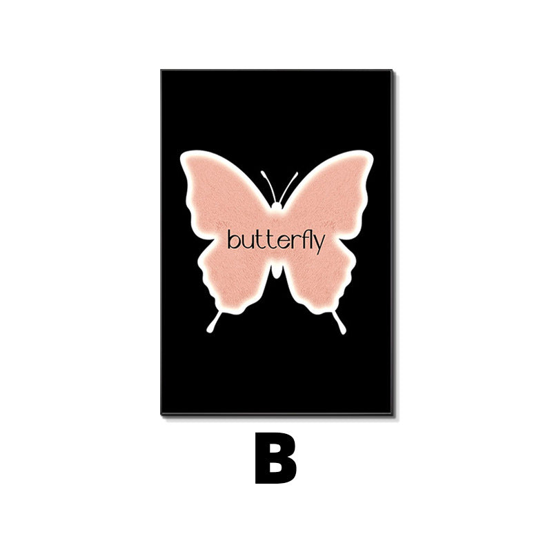 Butterfly-Themed Wall Art Print Homeandso