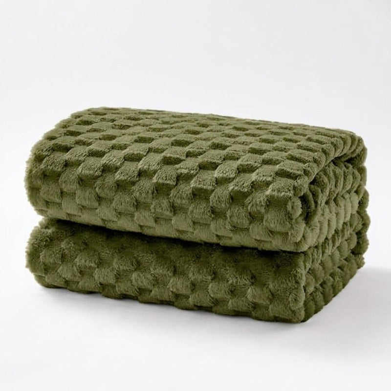 Textured Dubbelzijdig Pluche Dekbed