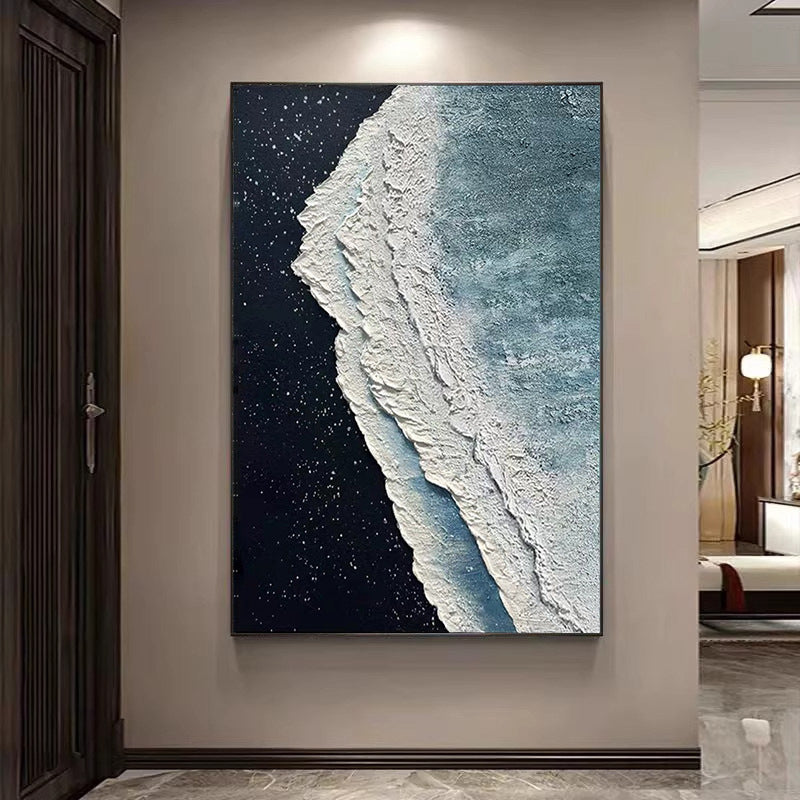 Textured Abstract Canvas Art Print Homeandso