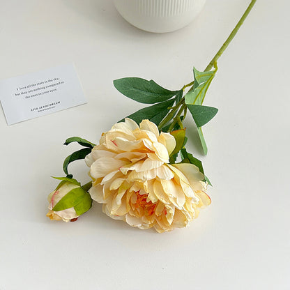 Lifelike Floral Peony Stem Arrangement