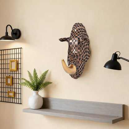 Artistic Wall Mounted Deer Head Sculpture Homeandso