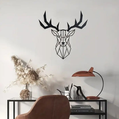 Geometric Deer Wall Art Homeandso