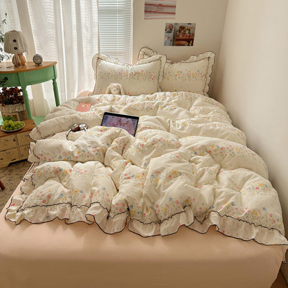 Soft Plush Cartoon-Themed Comforter Set
