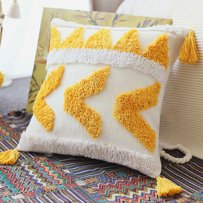Artistic Textured Accent Pillow