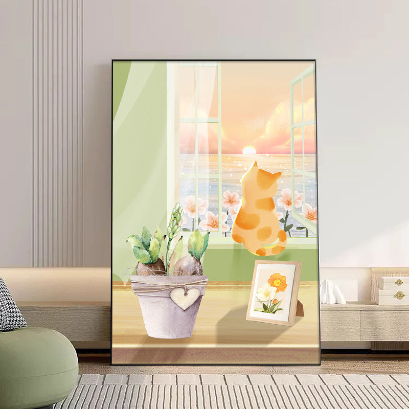 Decorative Cat-Themed Canvas Art Homeandso