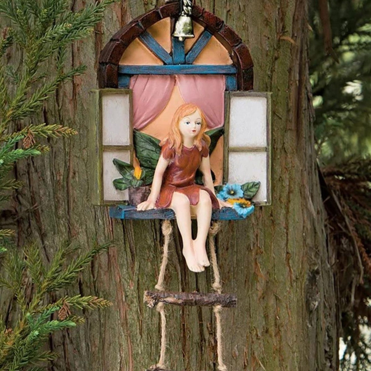 Fairy Window Figurine Homeandso