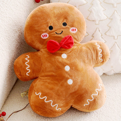 Festive Holiday-Themed Decorative Pillow