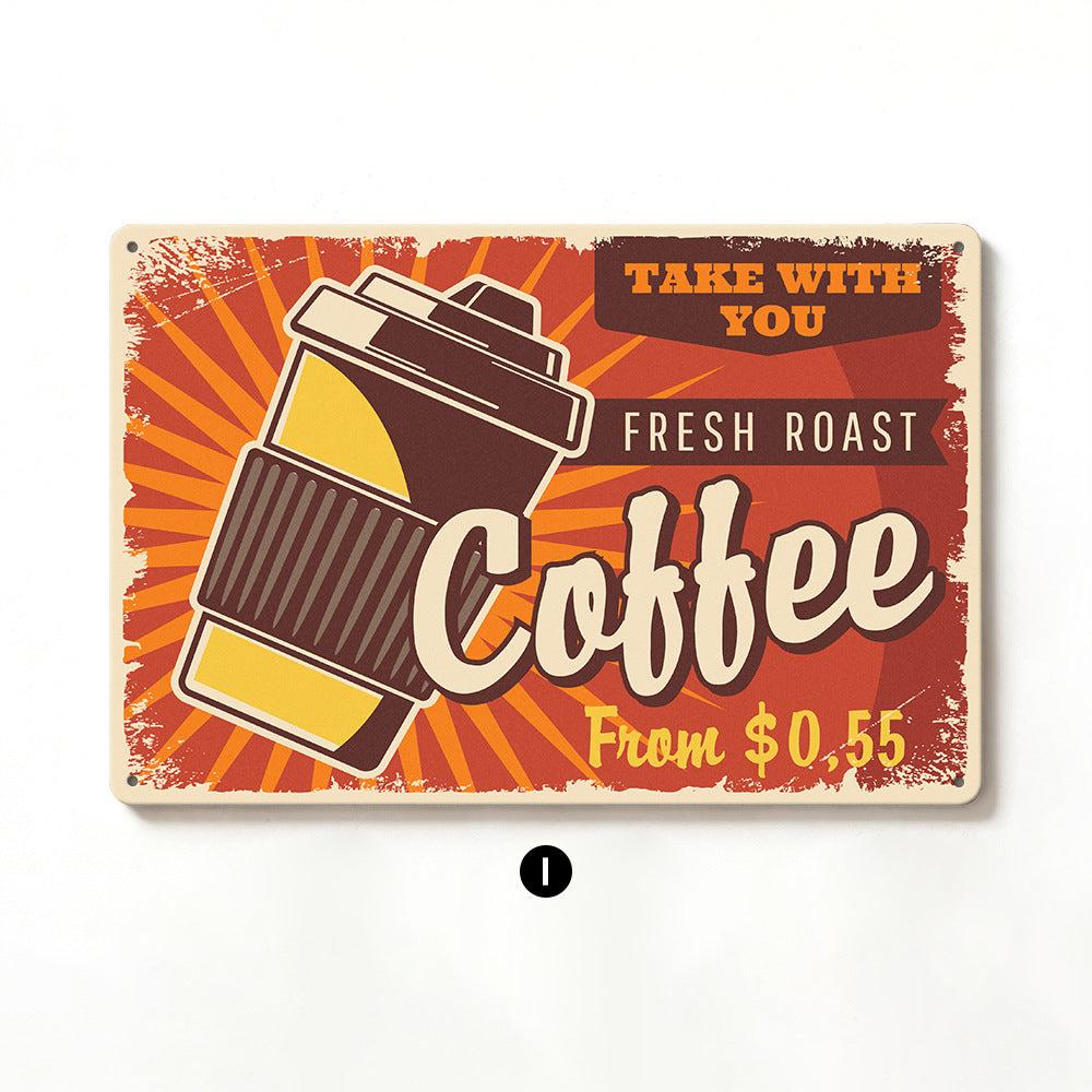 Vintage-Inspired Metal Sign Homeandso