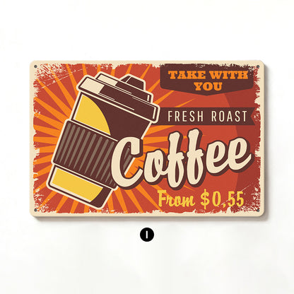 Vintage-Inspired Metal Sign Homeandso