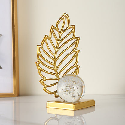 Decorative Ginkgo Leaf Sculpture Homeandso
