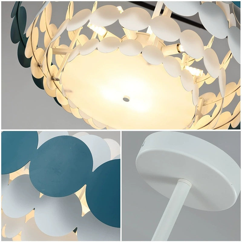 Contemporary Graphic Pendant Light