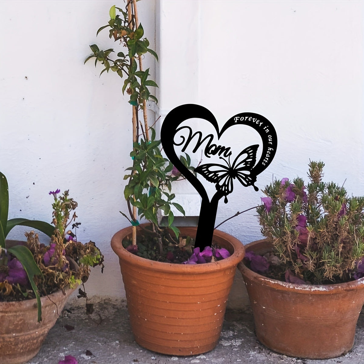 Heart-Shaped Decorative Garden Stake Homeandso