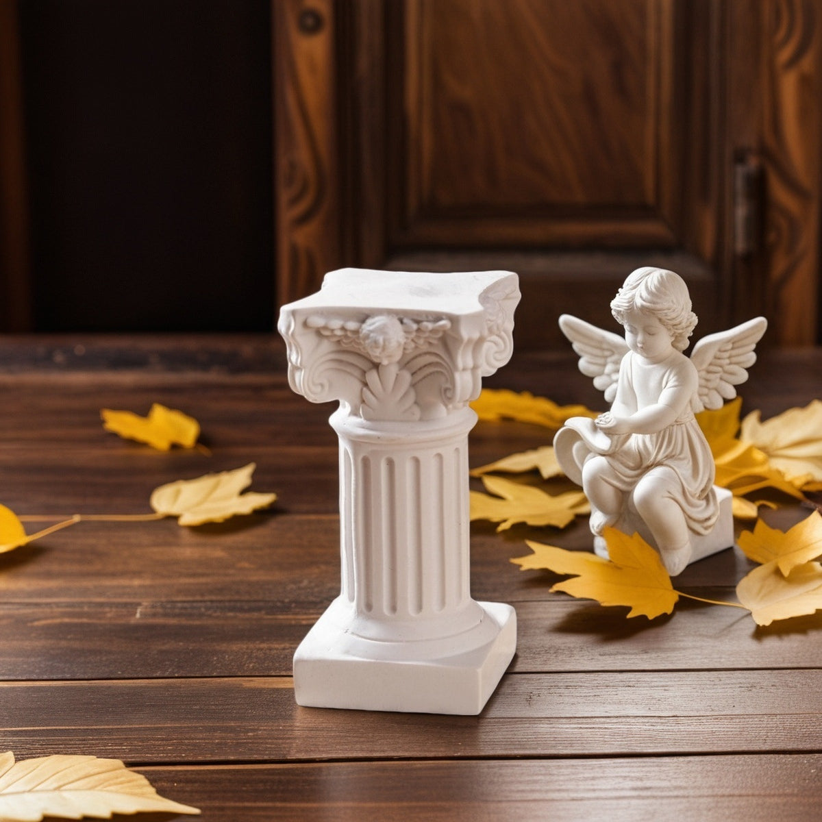 Classic Column-Inspired Phone Stand Homeandso