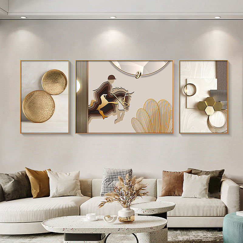 Decorative Geometric Metal Sculpture Homeandso
