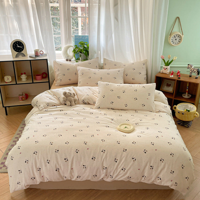 Playful Animal Print Comforter Set Homeandso