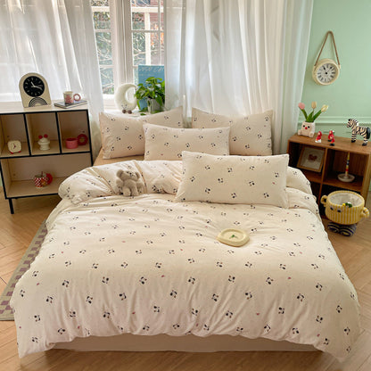 Playful Animal Print Comforter Set Homeandso
