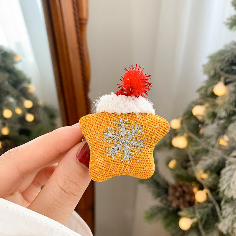 Cute Holiday-Themed Snowman Brooch
