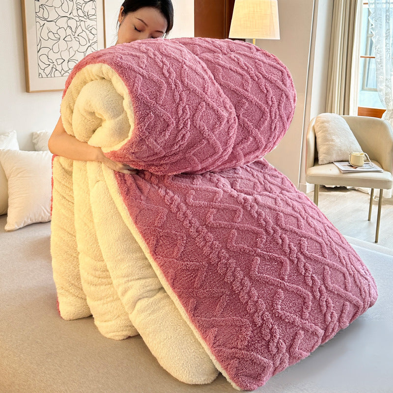Luxurious Textured Plush Blanket