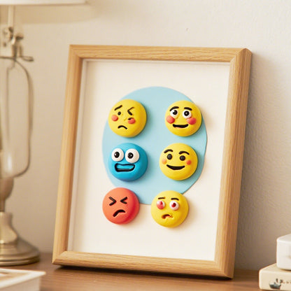 Decorative Emoji Art Piece