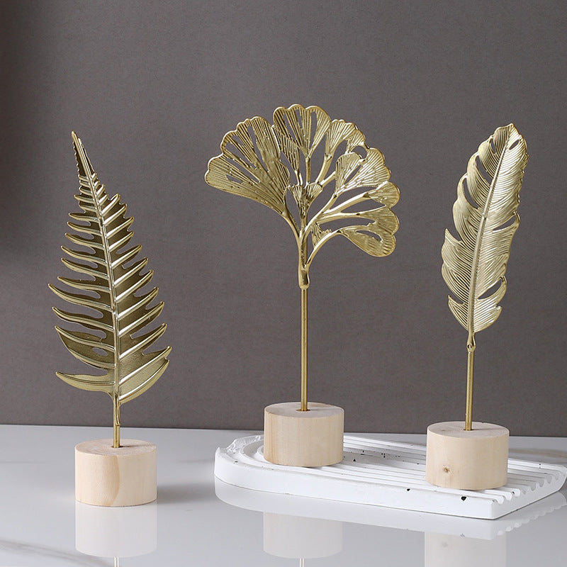 Decorative Metal Leaf Sculpture Homeandso