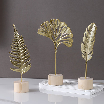 Decorative Metal Leaf Sculpture Homeandso