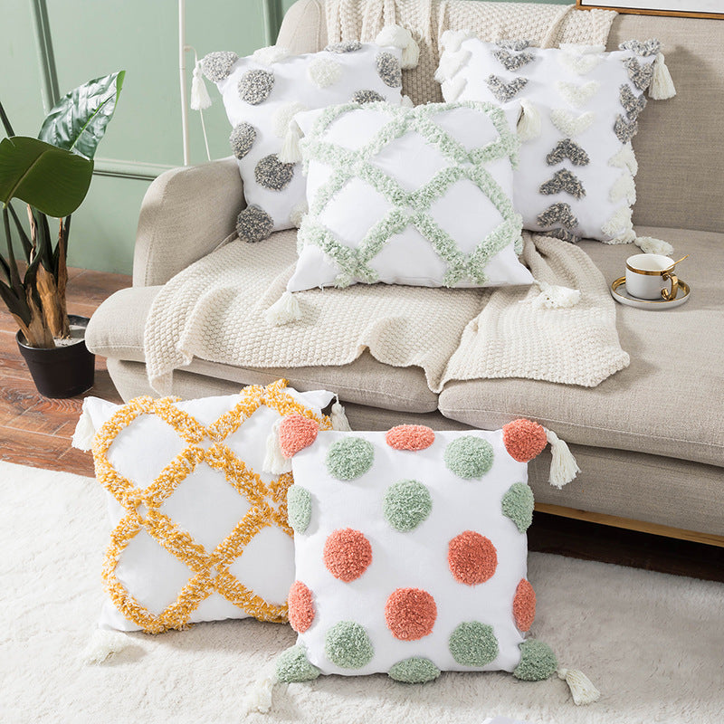 Dekoratives Bohemian Textur Kissen