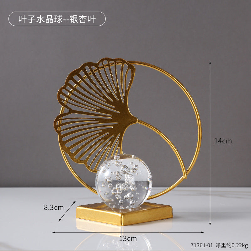 Decorative Ginkgo Leaf Sculpture Homeandso