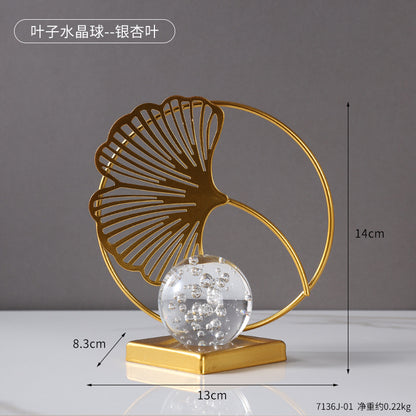 Decorative Ginkgo Leaf Sculpture Homeandso