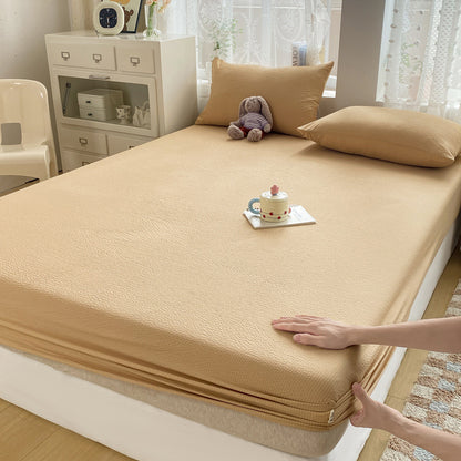 Stretchy Ribbed Mattress Protector
