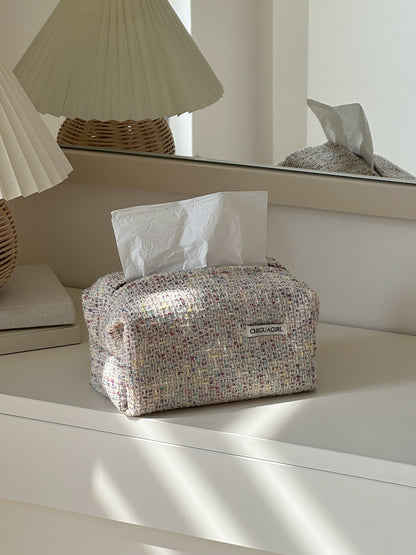Cozy Knit Tissue Box Cover