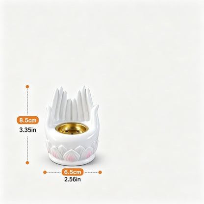 Decorative Hand-Shaped Incense Holder Homeandso