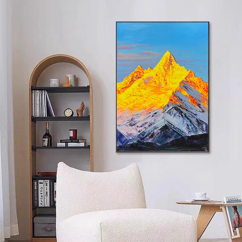 Stunning Mountain Peak Landscape Canvas Print Homeandso