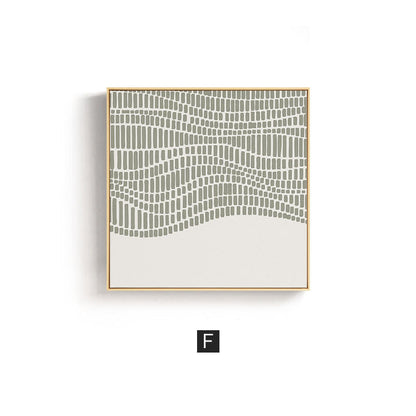 Abstract Wave Design Framed Wall Art Homeandso