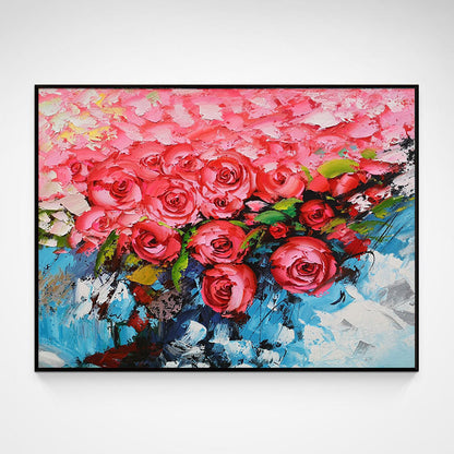 Floral Acrylic Canvas Wall Art Homeandso