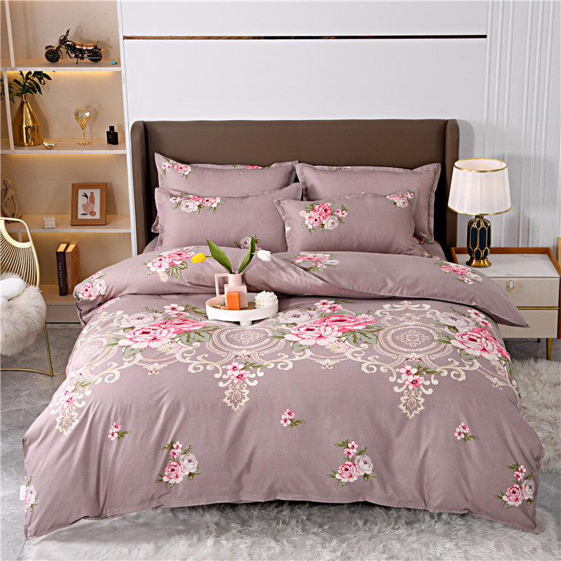 Floral Patterned Duvet Cover Set