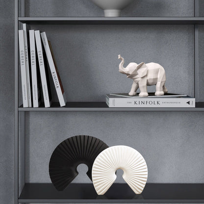 Decorative Fan-Shaped Sculpture Homeandso