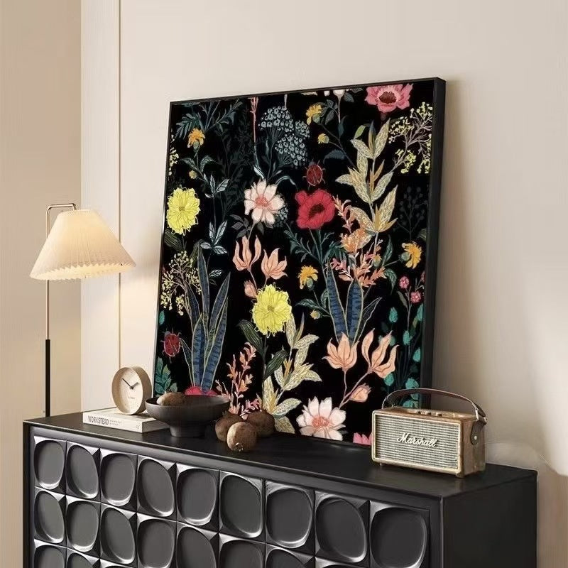 Decorative Floral Canvas Art Homeandso