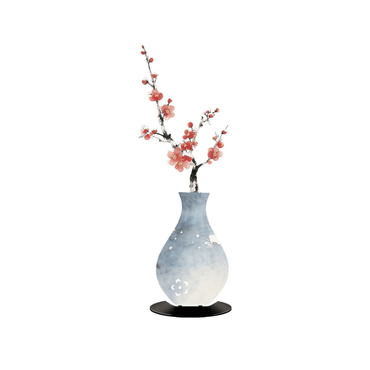 Homeandso Decorative Metal Flower Vase